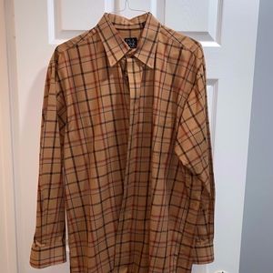 Jos A Bank, brown plaid